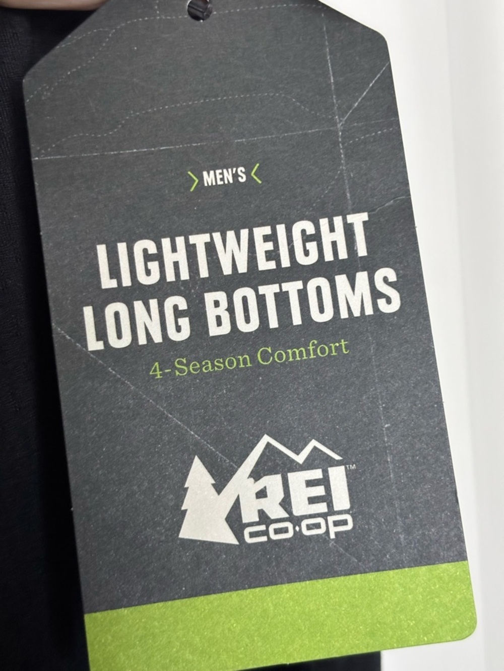 NWT REI Men's Black Performance Base Layer Pants Size XL - Picture 5 of 7